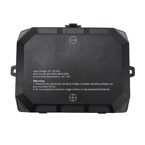 12-voudig Schakelpaneel, 12V 24V Multifunctionele Tuimelschakelaar Momentary Circuit Control Relay System Box voor Truck RV Offroad Marine, Waterdichte