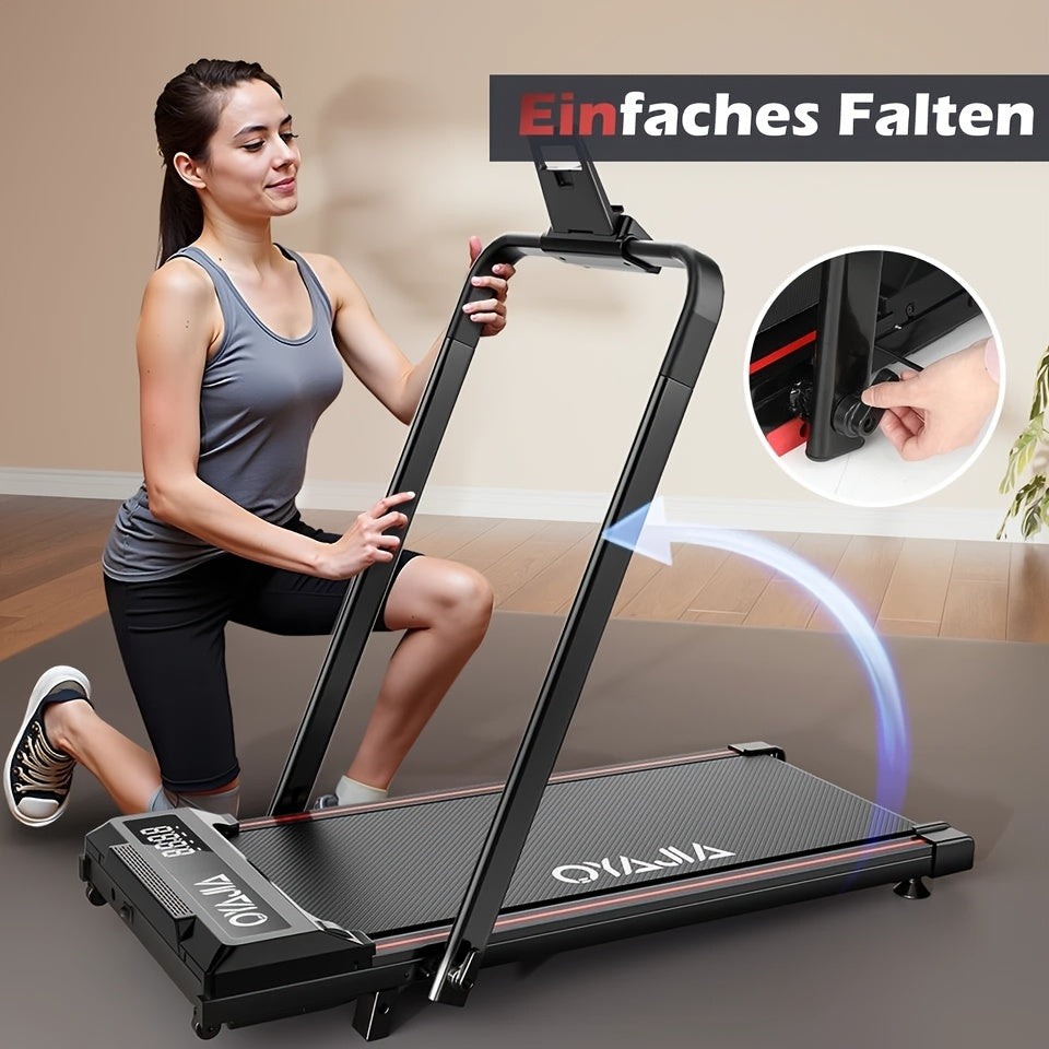 Loopband – Treadmill – Hardloopband – Wandelband – Sportband – Compact Inklapbaar – Handmatige Hellingshoek