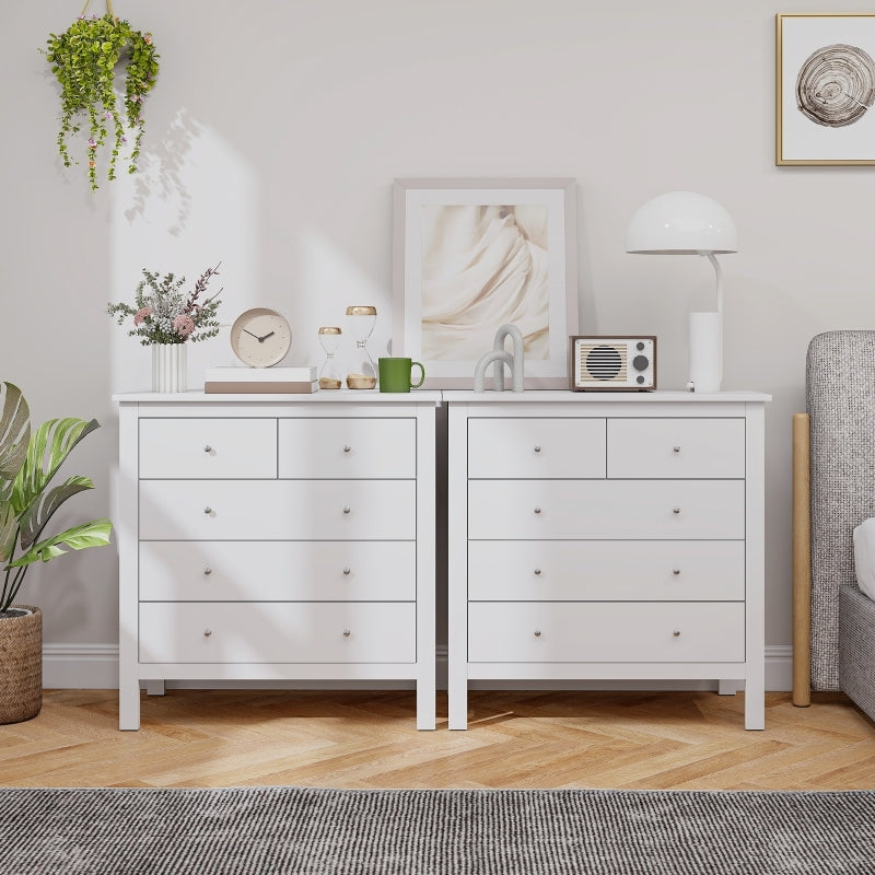 Sideboard – Dressoir – Opbergmeubel – Kast – Kastenmeubel – Wit – Soft-Close Deuren – Compact 79x39,5x80,5 cm