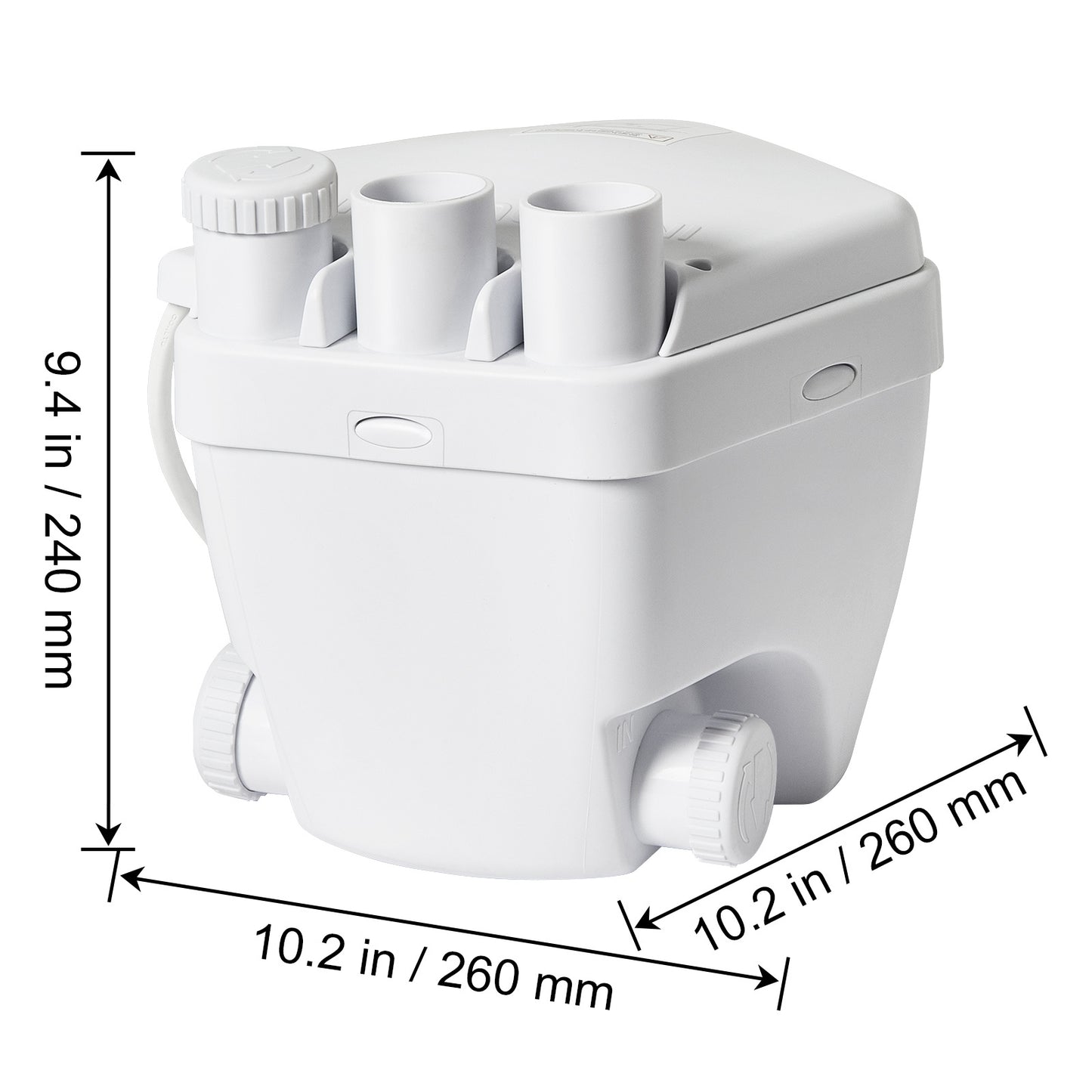 Afvoerpomp – Vuilwaterpomp – Dompelpomp – Wasmachinepomp – Afvalwaterpomp – 200W Vermogen – Corrosiebestendige Aluminium Behuizing