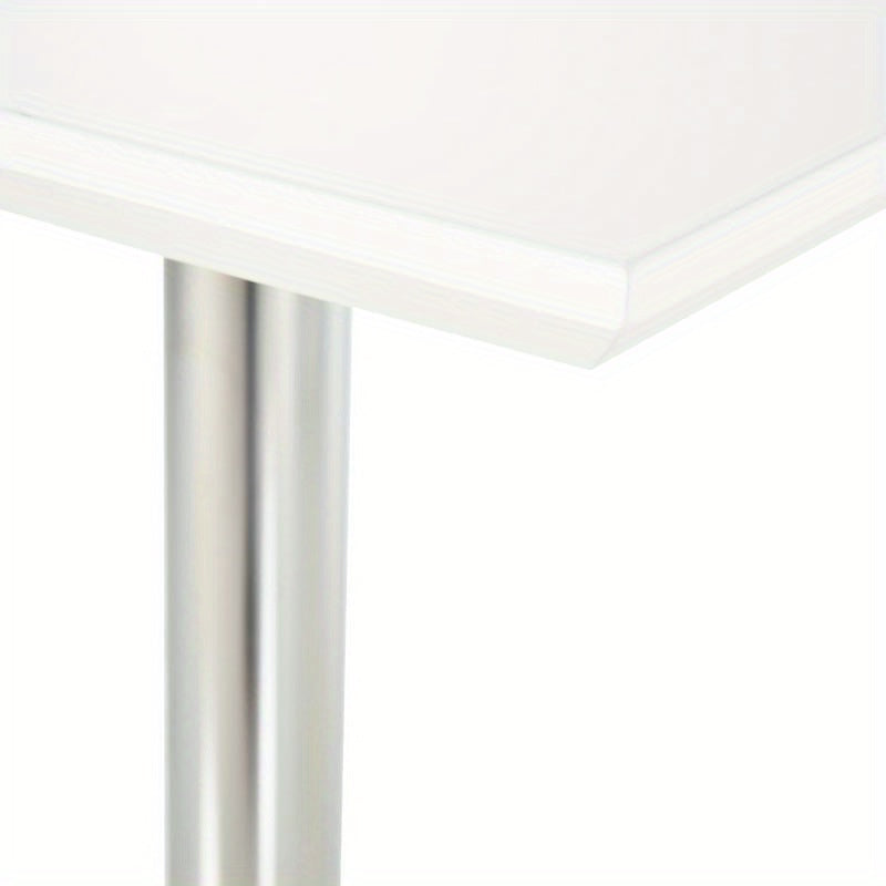 Verstelbare Bartafel – Bar Tafel – Hoge Tafel – Barkruk Tafel – Staande Tafel – Hoogte Verstelbaar – Stevige Metalen Basis – Compact 60x60 cm