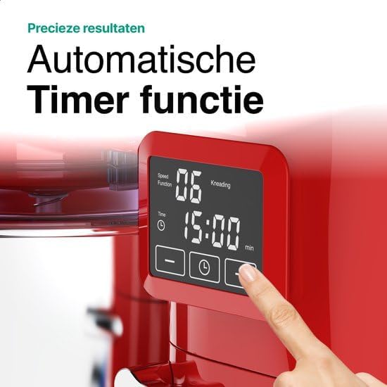 Keukenmachine – Keukenrobot – Keukenmixer – Foodprocessor – Mixer – 2000W Vermogen – 6,2L RVS Mengkom