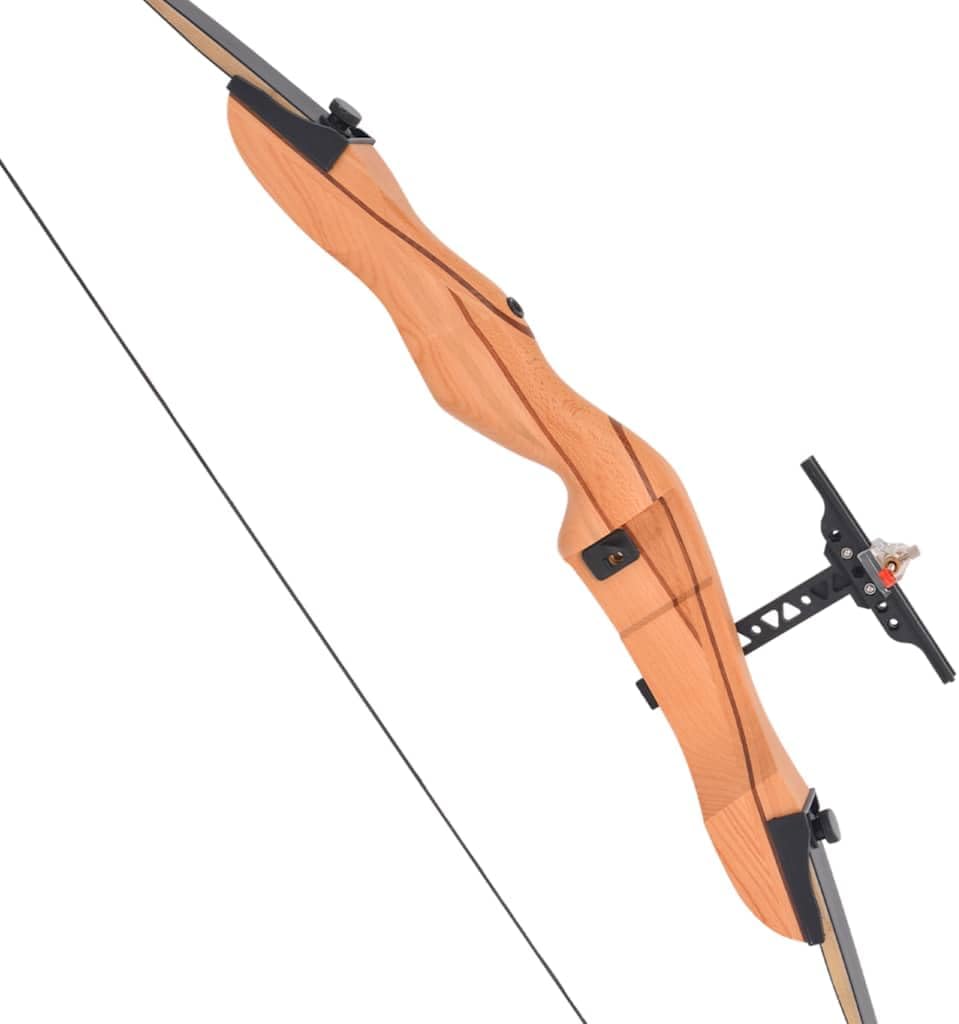 Recurveboog – Boog – Boogschieten – Handboog – Jachtboog – 30 lb Trekgewicht – Hoogwaardig Hout – 173 cm Lang