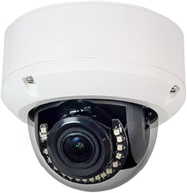 Beveiligingscamera Dome 12MP – Buitencamera IP Camera Videobewaking – H.265 Compressie – Infrarood Nachtzicht – PoE Aansluiting – Weerbestendig Wit