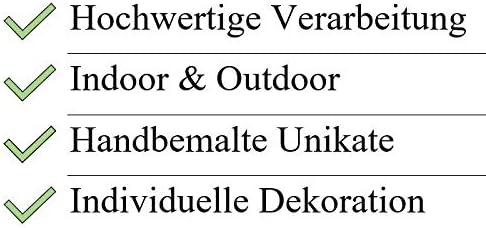 Hoogwaardige hekkruk in voordeelset – paalkruk/hekfiguur metaal – tuindecoratie heggenuker – decoratieve dierfiguren/tuinfiguren (raven – set van 6)