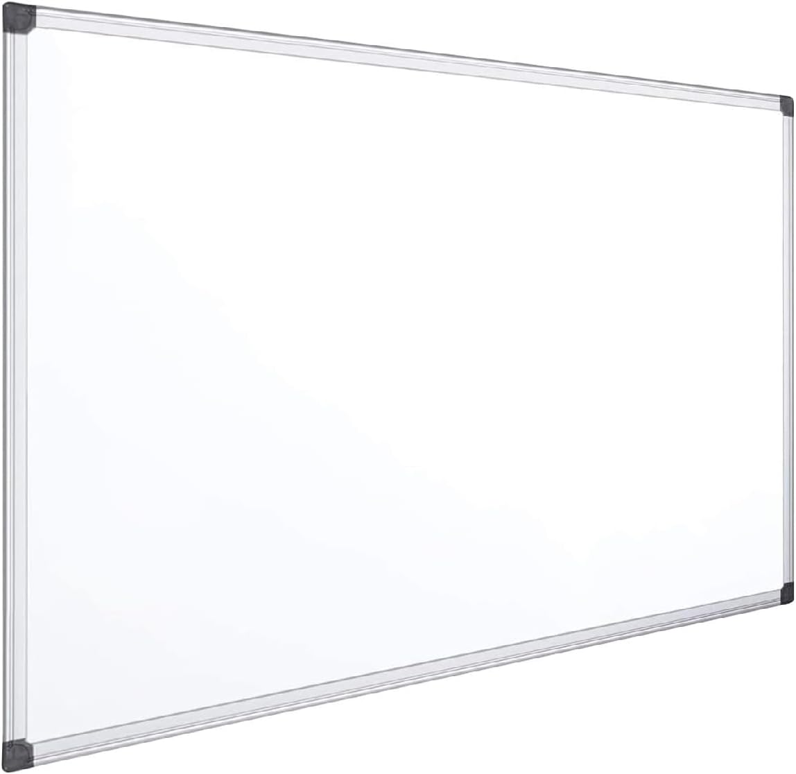 Whiteboard, magneetbord met aluminium frame, glad oppervlak, gemakkelijk te verwijderen, bord voor notities, tekenen, leren of organiseren, gereedschap voor kantoor en school - gastronomie (3u, 90 x