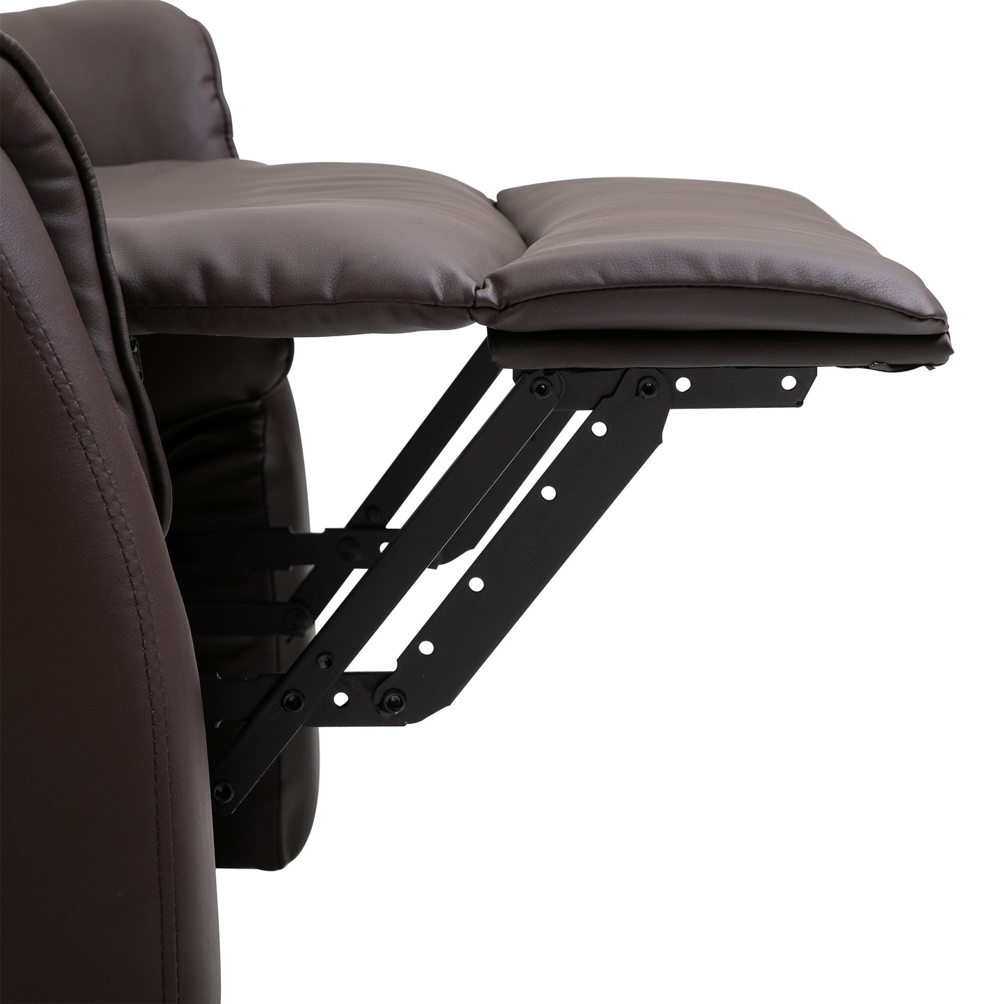Sta-op-stoel – Liftfauteuil – Relaxstoel – Elektrische Fauteuil – Verstelbare Rugleuning – 150 kg Draaggewicht – Afstandsbediening – Bruin Kunstleer