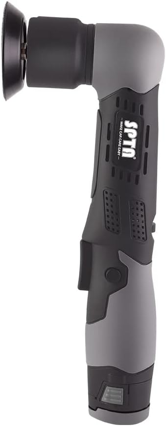 SPTA polijstmachine, hoekpolijstmachine, 12 V, mini-batterij, ecenterpolijstmachine, polijstspons/wolschijf, mm 25/50/80, voor het polijsten van