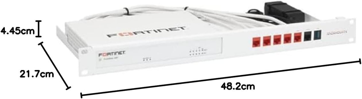 Rackmontagekit – Rackbeugel – Montagebeugel – Montageset – Rackmount – Voor Compacte Firewall – 1U – 19 Inch Rack Met Fronttoegang En Ventilatie