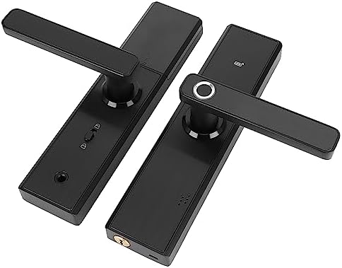 Smart Door Lock Smart Keyless Lock, WiFi Vingerafdruk en Touchscreen Deurslot Yale Voordeur Vingerafdrukslot Biometrisch