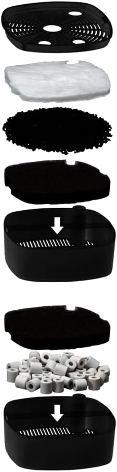 Tetra Aquarium buitenfilter EX 1000 Plus - krachtig filter voor aquaria tot 300 L, creëert kristalhelder visvriendelijk water, voor binnen