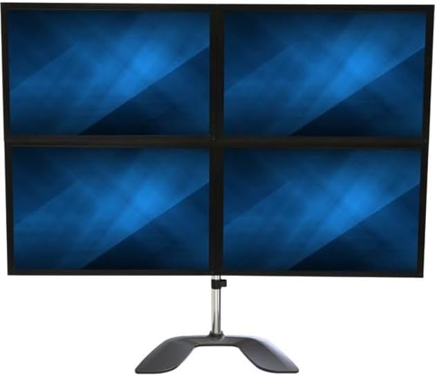 StarTech.com Monitorarm voor vier schermen - scharnierend - staal & aluminium