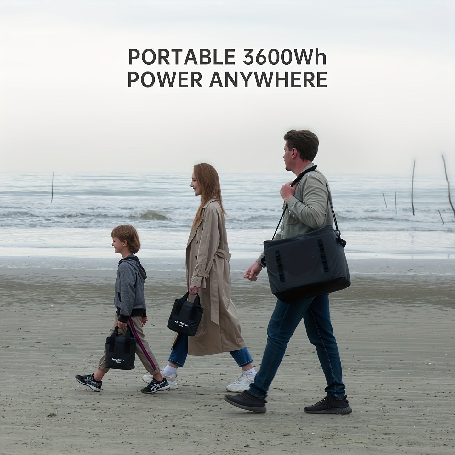 Draagbare Zonnepanelen Generator – Powerstation - Powerbank - Portable Solar Generator – Noodstroomvoorziening – Camping Stroomvoorziening – 3600 Wh Batterij – 3200 W Piekvermogen