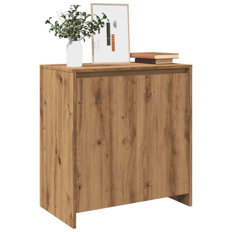 Handgemaakt Eikenhouten Dressoir – Kast – Buffet – Opbergkast – Dressoir – Rustiek Design – 70x41x75 cm – Massief Eikenhout