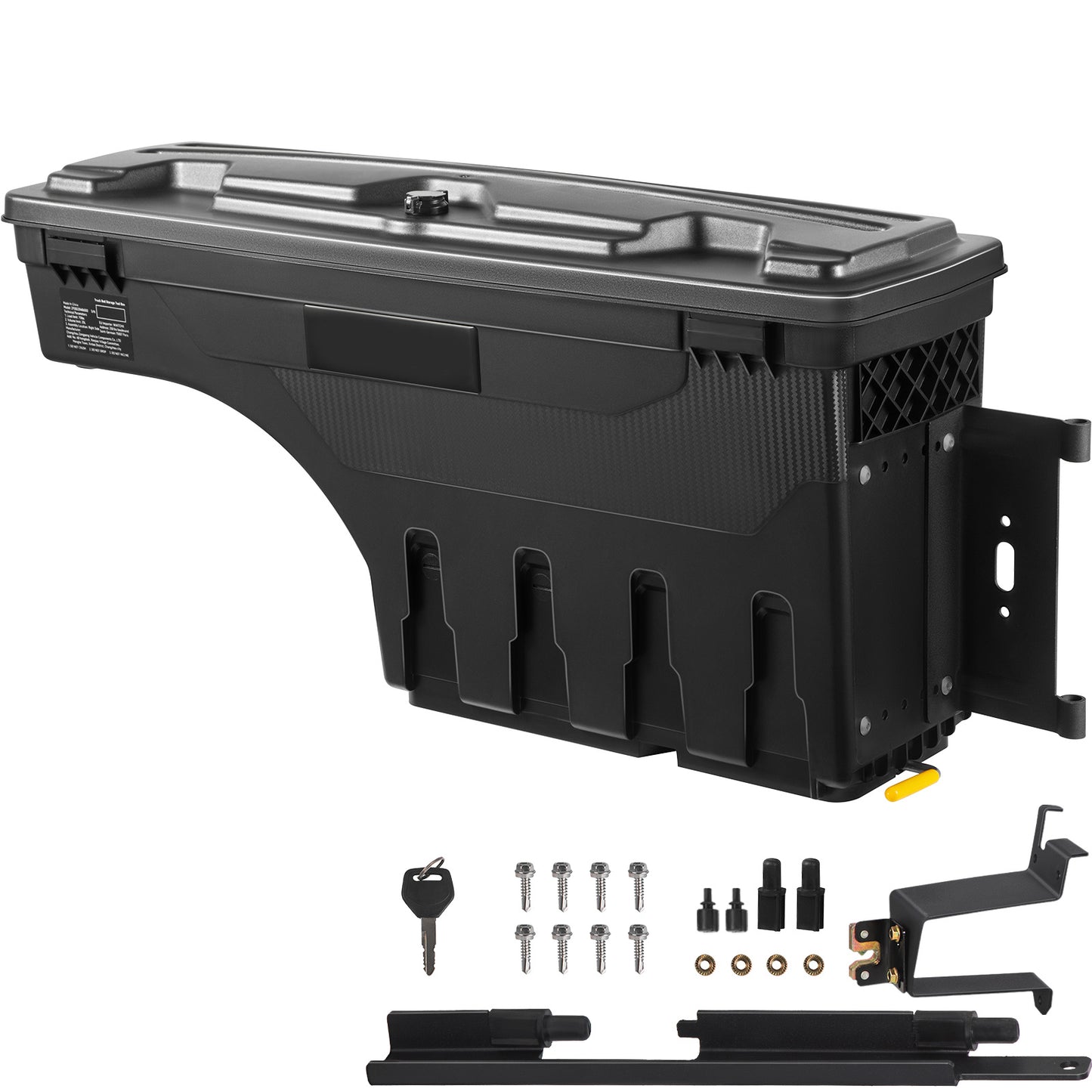 Opbergbox Vrachtwagenbed – Opslagbox – Laadbak – Gereedschapskist – Truckbox – ABS Kunststof – Met Slot – Weerbestendig – 20 Liter