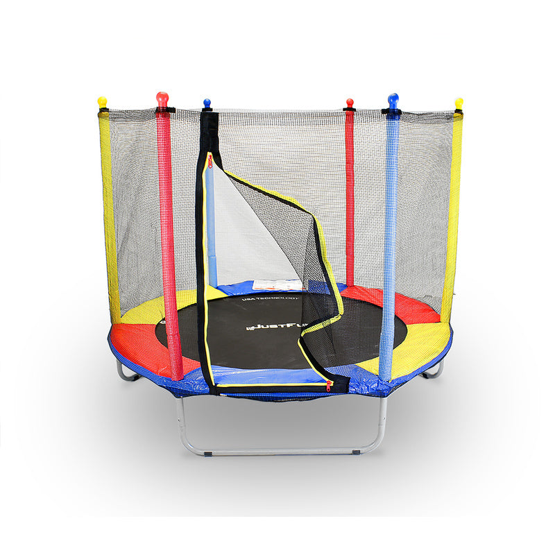Trampoline – Springkussen – Speeltoestel – Trampoline Met Net – Mini Trampoline – 152 cm Diameter – Veilig Stalen Frame