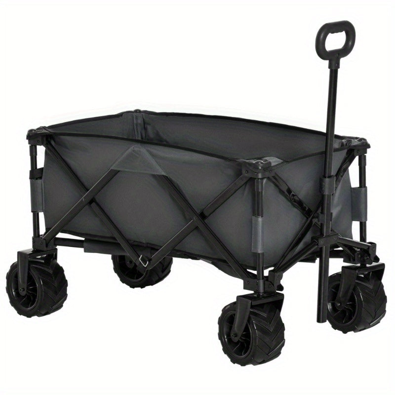 Opvouwbare Transportwagen – Vouwwagen – Bolderkar – Trolley – Transportkar – Metalen Frame – 360° Draaibare All-Terrain Wielen