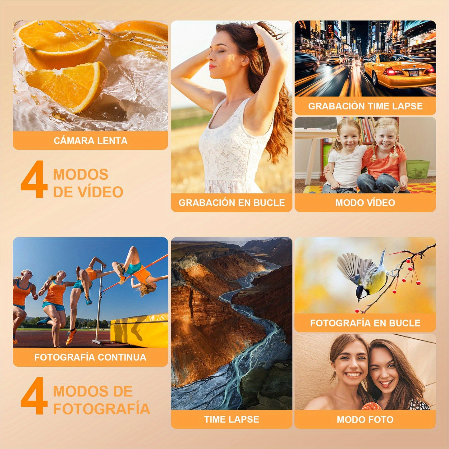 Digitale Camera – Vlogcamera – Fotocamera – Reiscamera – Compacte Camera – 64MP Beeldkwaliteit – 18x Zoom Met Autofocus