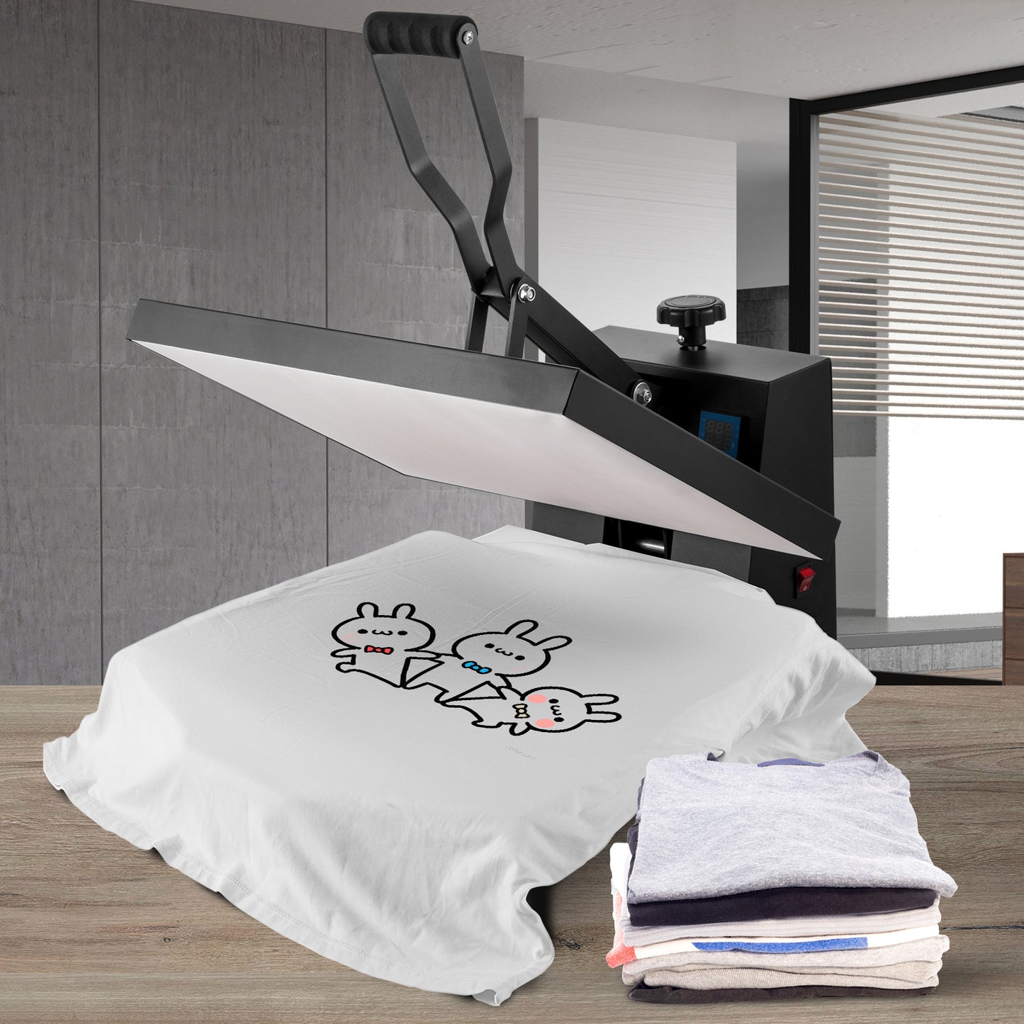 Warmtepers – Sublimatiepers – Transferpers – T-shirt Pers – Textielpers – 40,6 x 51 cm Persoppervlak – Digitale Temperatuur- en Timerregeling