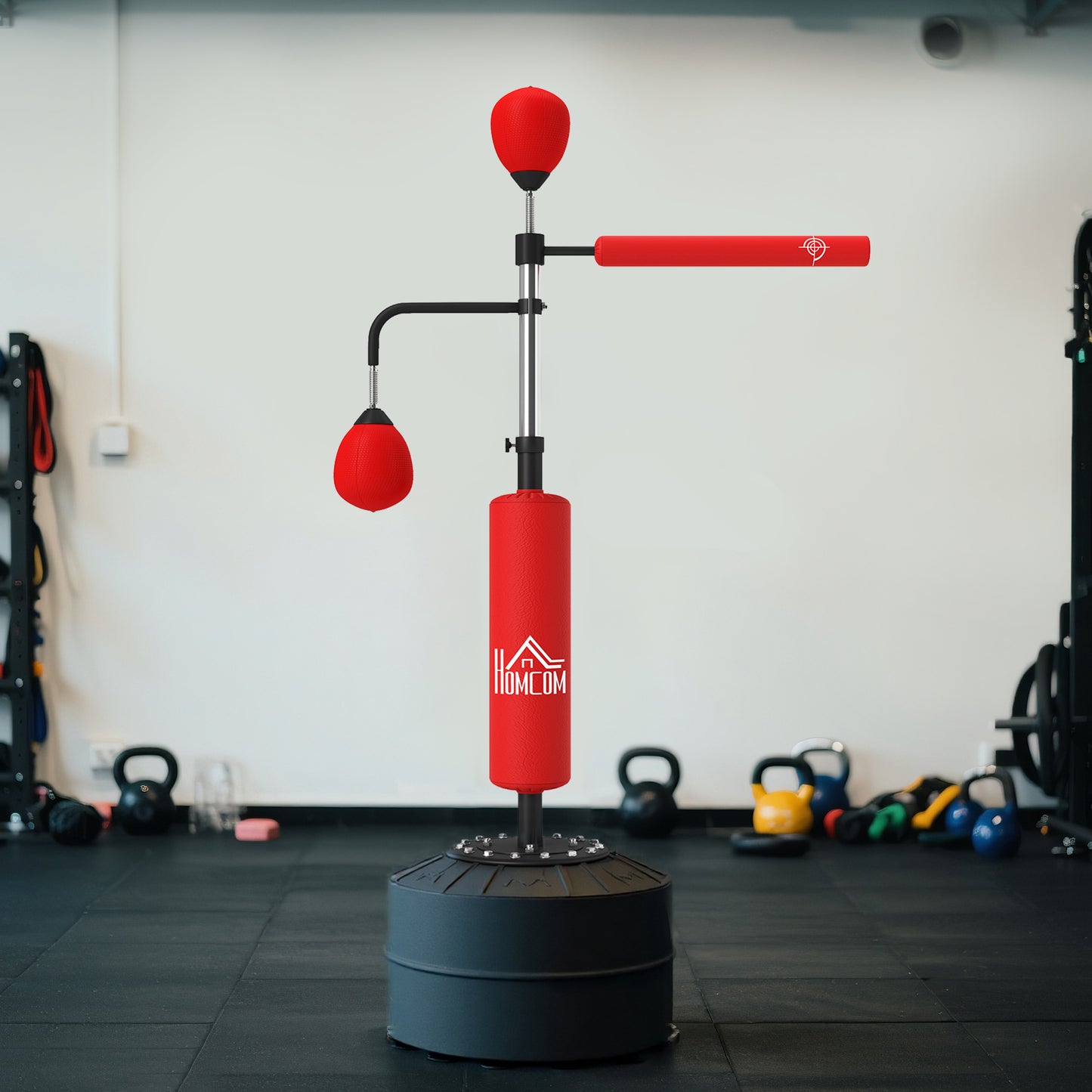 Vrijstaande Bokszak – Bokszakstandaard – Speedball – Trainingszak – Punching Bag – Verstelbare Hoogte 160-230 cm – Stevige Basis Met Zandvulling