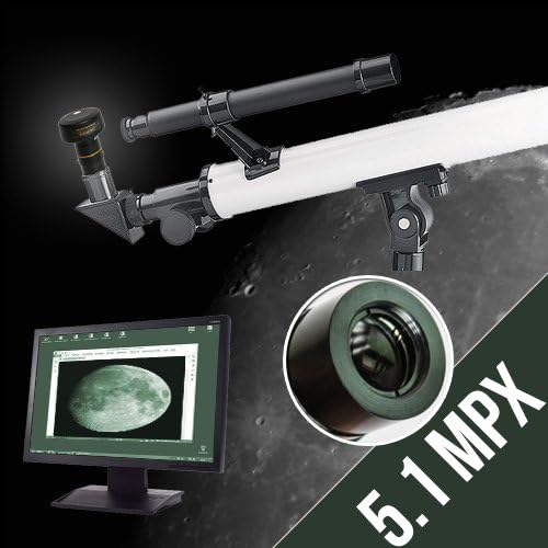 Telescopische telescoopcamera USB-camera 1,25 inch aansluiting oculair maan sterren TC3