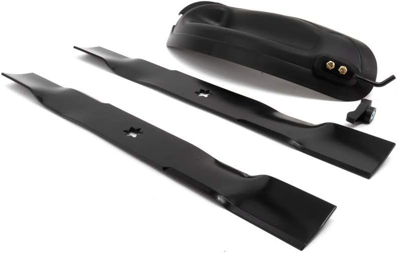 Mulchkit voor 46 Inch Grasmaaier – Mulchset – Mulchmessen – Gazononderhoud Kit – Maaierset – 2 Mulchmessen Inclusief Plug – 6-Punts Montagepatroon