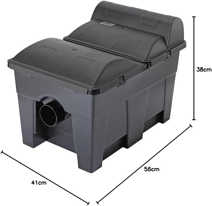 Pontec 42752 MultiClear Set 15000 - Complete set van filterpomp en doorstroomfilter/doorstroomfilterset/meerkamerfilter