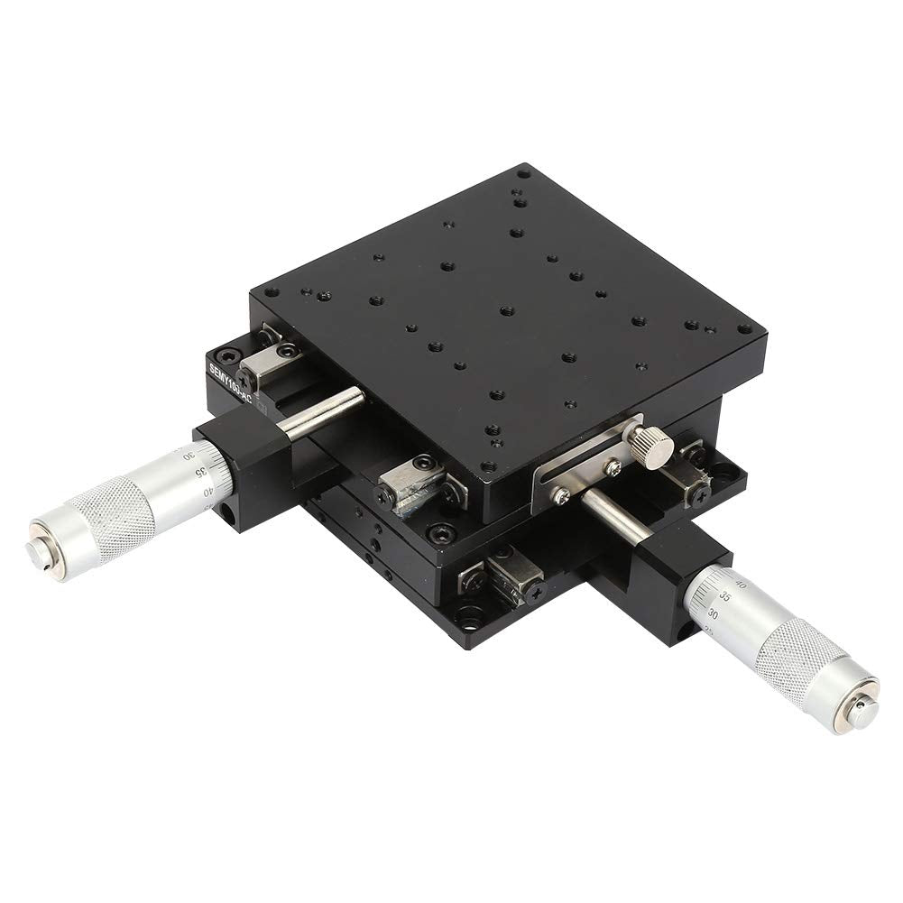 Trimmen Platform, XY Lineair Stadium SEMY100-AC Micrometer Handmatige Dia Tafel Trimmen Platform Roller Stadia 100 * 100 * 40mm