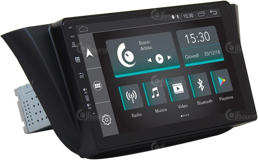 Autoradio – Auto Radio – Multimedia Radio – Inbouw Radio – 1-DIN Autoradio – 9 Inch Touchscreen – Android 4-Core Processor – Apple CarPlay & Android Auto Compatible