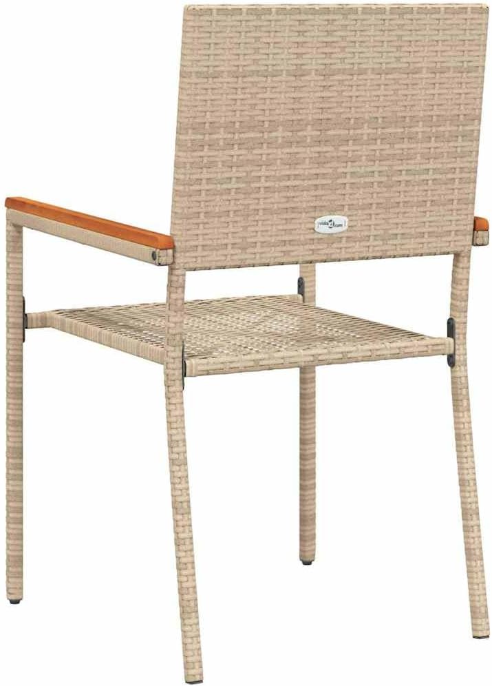 vidaXL Modern Outdoor Seating - Garden Chair, Patio Chair, Patio Lounge Furniture. Ergonomic, UV Resistant, Stackable, Weatherproof, Minimalist Design. - QUORE