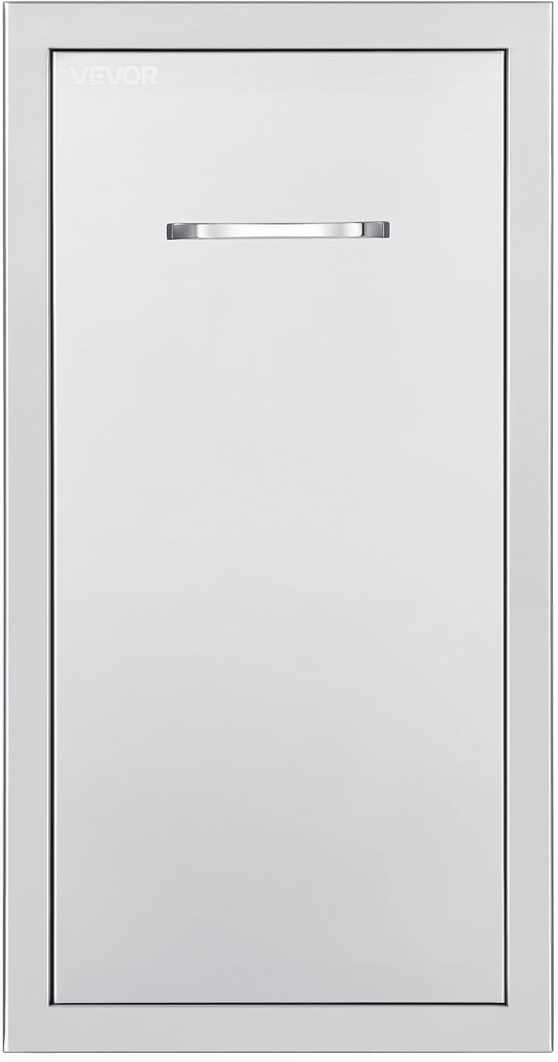 VEVOR Buitenkeuken prullenbak, 30 cm B x 49,8 cm D x 60 cm H Interieur Opslag, Multifunctionele Outdoor Keuken Laden Roestvrij Staal, 55 lbs Max Capaciteit per Niveau, voor Outdoor BBQ Eiland Keuken