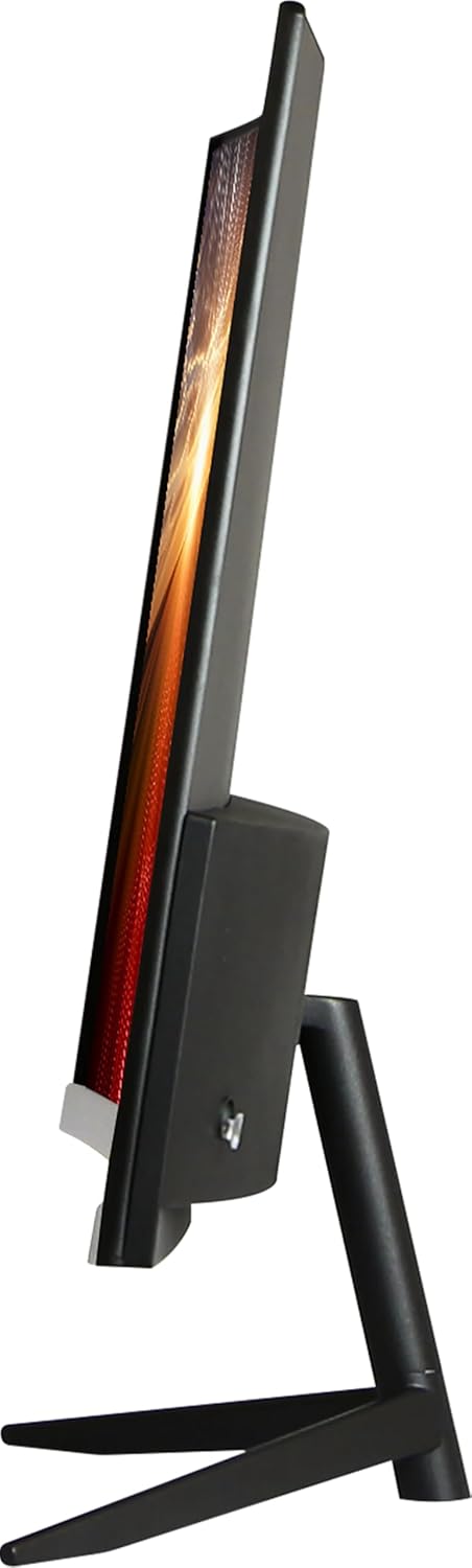 Nilox NXM24CRV2001 24 inch gebogen monitor, Full HD, 200 Hz gaming-display, computermonitor met VESA-ondersteuning 75 x 75 mm, VA-technologie, HDMI 2.1 en DP 1.4-aansluitingen