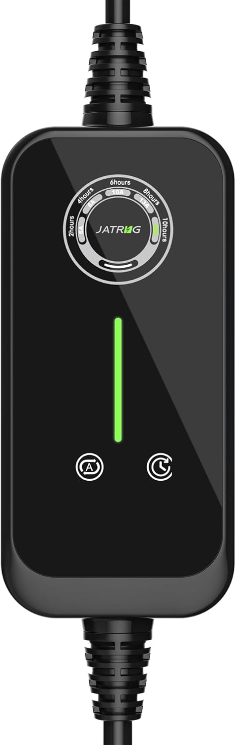 EV Lader – Elektrische Oplader – Laadstation – Type 2 Kabel – EV Charger – 5 Meter TPU Kabel – Variabele Laadstroom 8A-16A – IP66 Waterdichte Behuizing