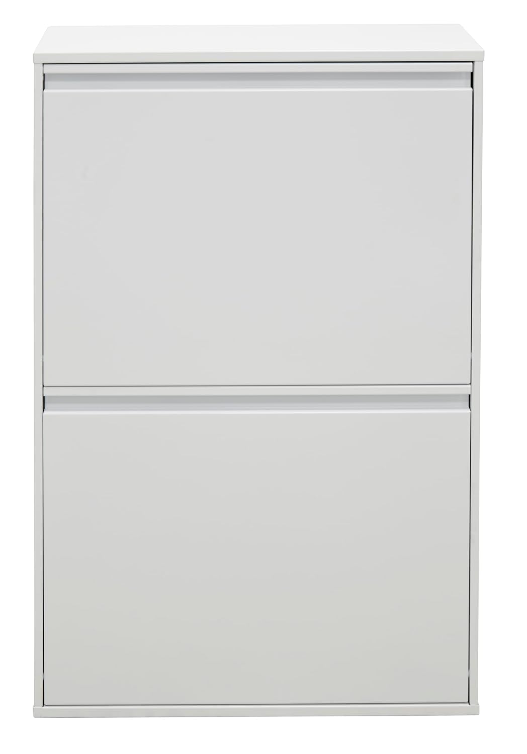 ARREGUI Basic CR601-B2 Recyclingcontainer | Afvalcontainer in Staal | 4 Compartimenten 23+11+17+17 L (68 L) | Binnenemmers voor PMD en GFT | Recyclebak voor Afvalscheiding | Afvalbak voor Keuken | Wit