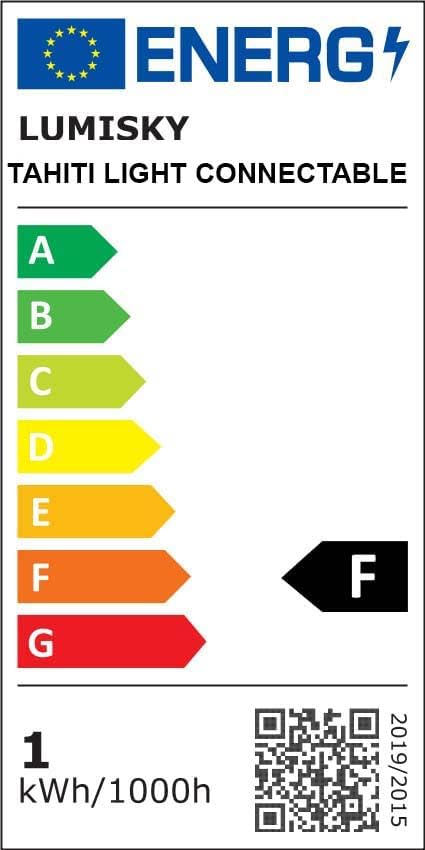 Lichtsnoer voor buiten, aansluitbaar, 85,8 m, met 140 ledlampen, E27, warmwit, TAHITI LIGHT, lampenkap van bohemien stro