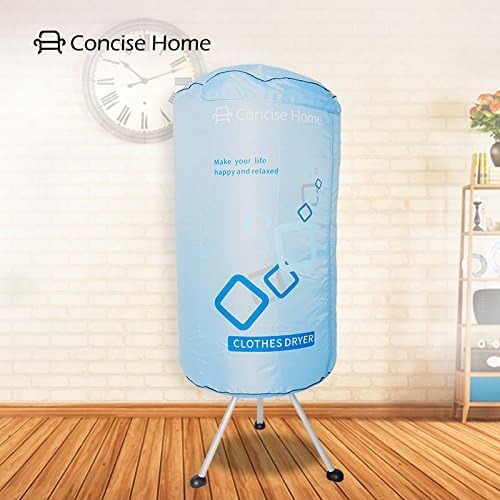 Draagbare Elektrische Wasdroger – Warme Luchtdroger – Tumble Dryer – Droogrek – Kledingdroger – 1000 W Krachtige Motor – 10 kg Capaciteit Met Dubbele Aluminiumlegering