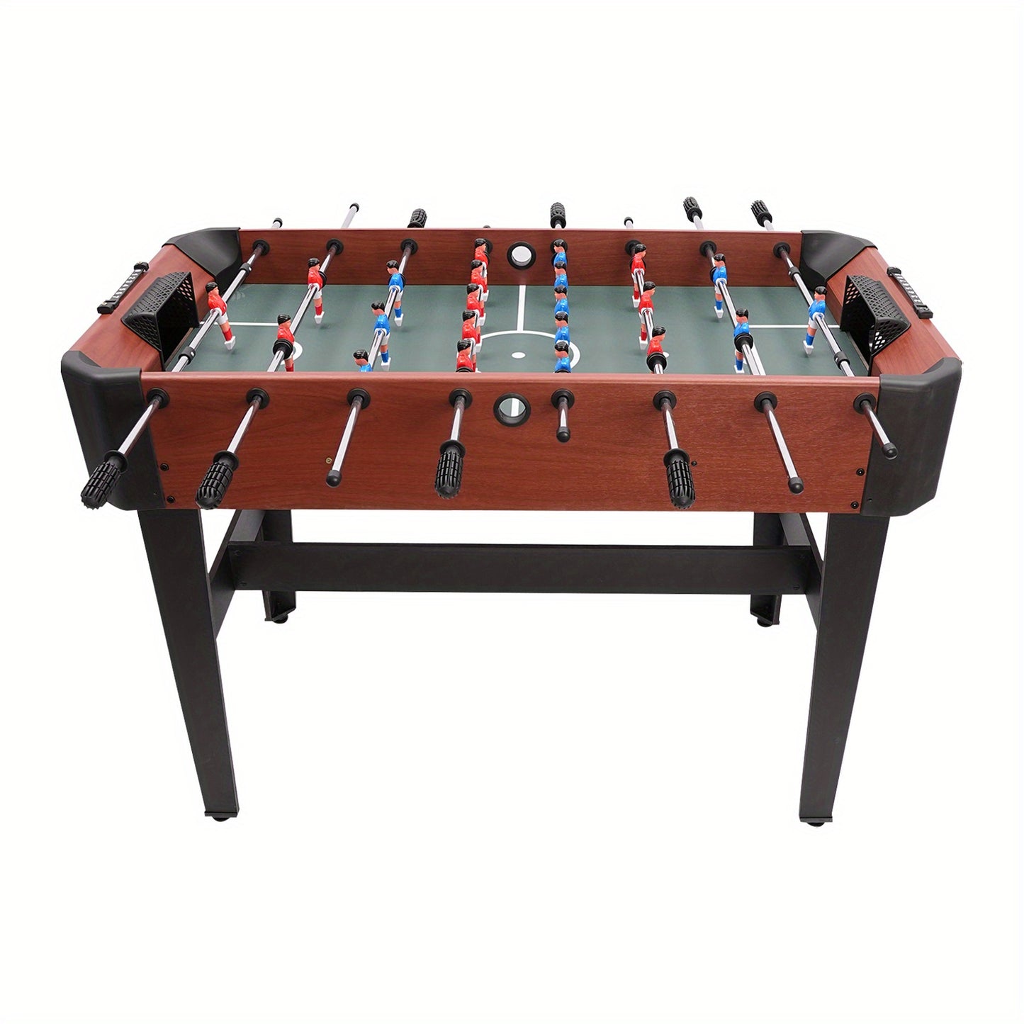 Tafelvoetbaltafel – Voetbalspel – Mokkeltafel – Speeltafel – Oefentafel – Compact Formaat 120x60 cm – Stevig Houten Materiaal