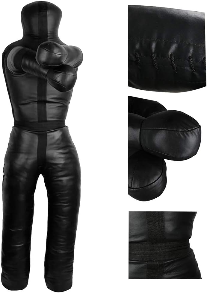 Aoneky 1,8M Hollow Wrestling Dummy, Gewicht tot 65KG - Bokszak voor Sanda Muay Thai MMA Judo Martial Arts Wrestling Training Jiu-Jitsu (Niet gevuld)