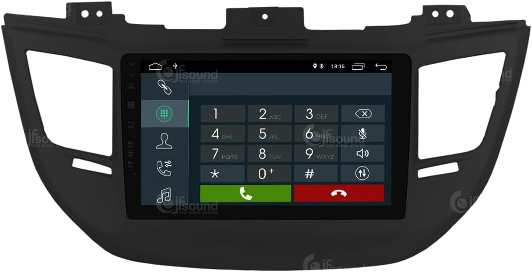 Autoradio – Autosterio – Multimedia Systeem – Navigatie – Achteruitrijcamera – Custom Fit Voor Hyundai Tucson 2018+ – 9 Inch Full HD Touchscreen – Bluetooth & WIFI