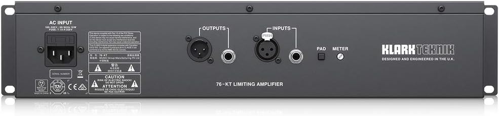 Klark Teknik 76-KT Klassieke FET-stijl compressor met klasse-A lijnversterker en Midas-transformatoren