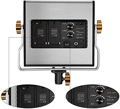 Tweekleurige Led Videolampen Set Van 2 – Videolampen – Fotolampen – Studiolampen – Lichtset – Dimbaar 3200-5600K – Inclusief Lichtstatief 92-190 Cm