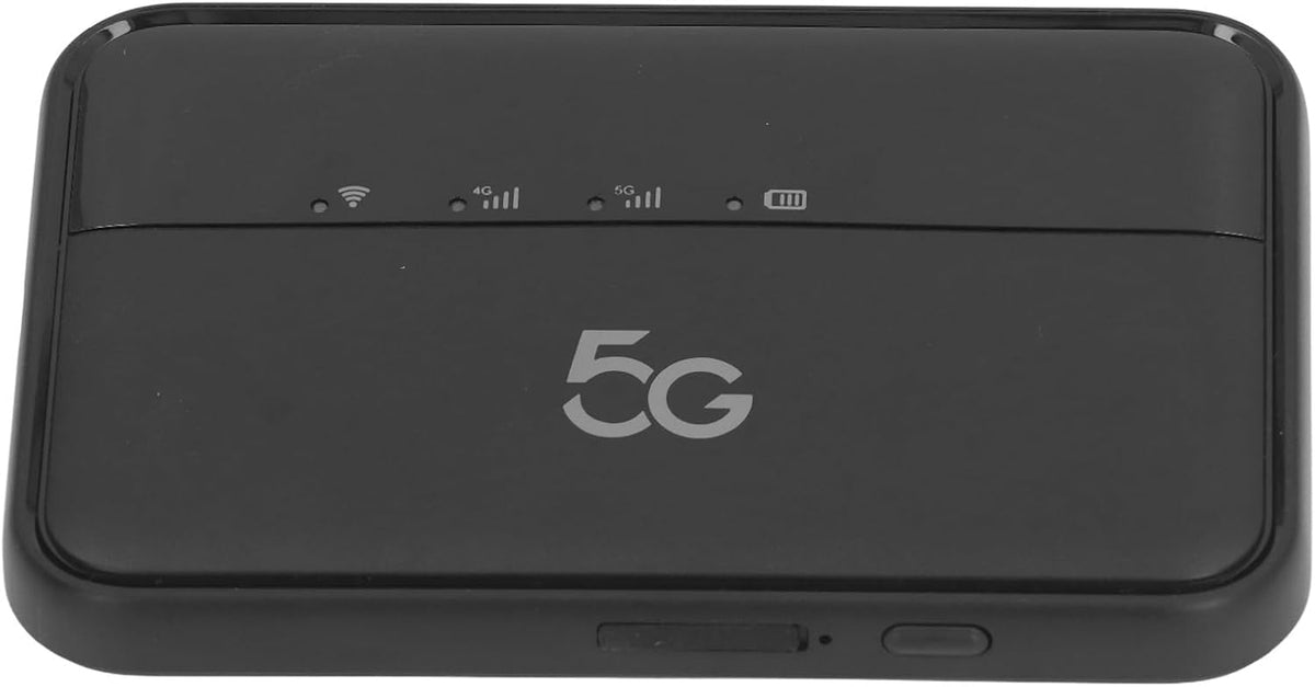 5G WiFi Mobiele Hotspot voor op Reis, 16 Aangesloten Apparaten, 10.000 MAh Type C Opladen, Draagbaar WiFi 6-apparaat voor op Reis, 5G Modem Draadloze Router met Nano-simkaartsleuf