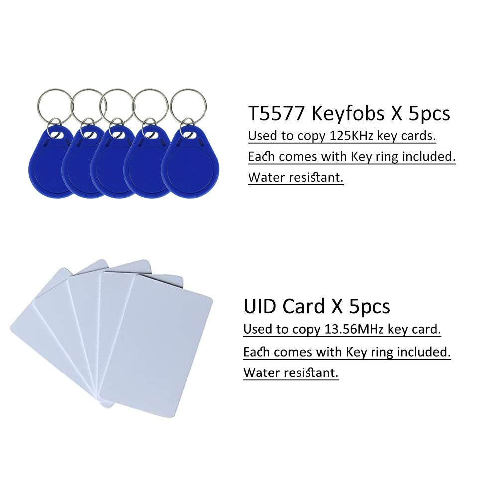 RFID WiFi CopyKey Volledige Decoderen Functie Kaart Copier/Reader/Writer Programmeur NFC Card Duplicator+T57 Keyfob, UID Kaart, OTG