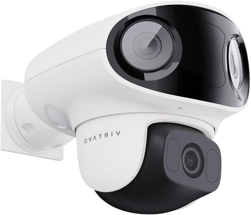 Bewakingscamera Voor Buiten – Camera Beveiliging CCTV Toezicht Systemen – Drie-Lenzen Technologie – Starlight Nachtzicht – Wifi En Bedraad – 360° Pan-Tilt-Zoom