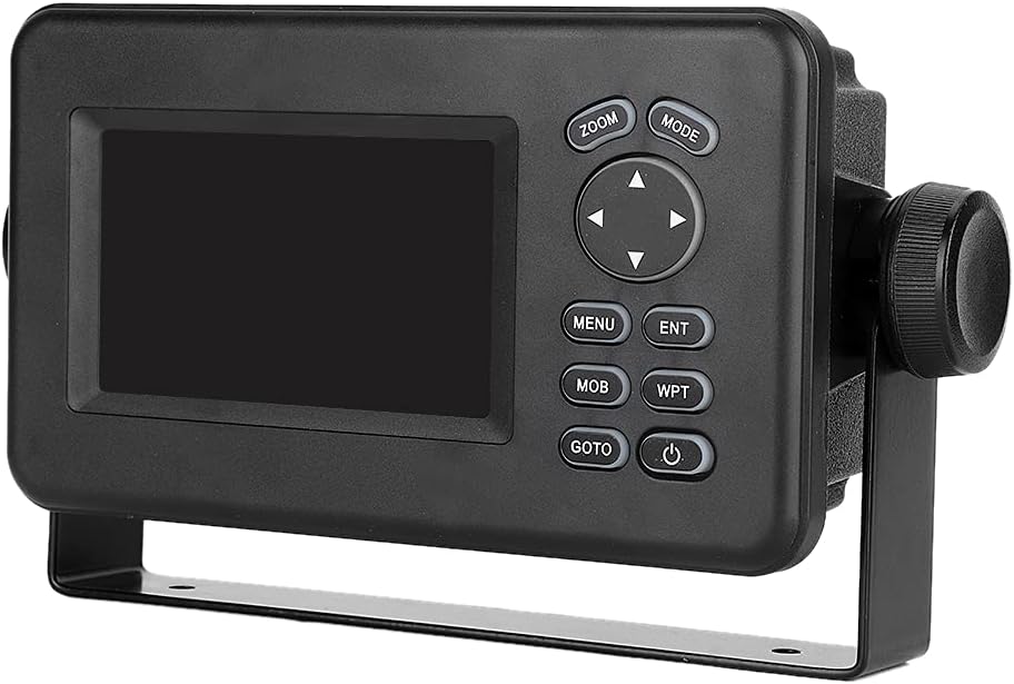 aqxreight GPS-navigatie voor auto, draagbare -528A 4,3 inch kleuren LCD Marine GPS Navigator Alarm Locator Klasse B AIS Transponder Combo