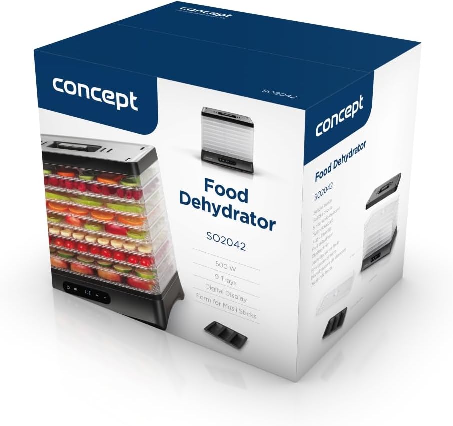 Concept SO2042 digitale voedseldroger 500 W