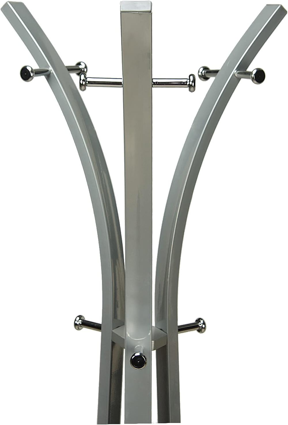 DRW Kapstok met drie metalen poten in grijs, 58 x 58 x 180 cm, buis 20/40 mm en 13 mm