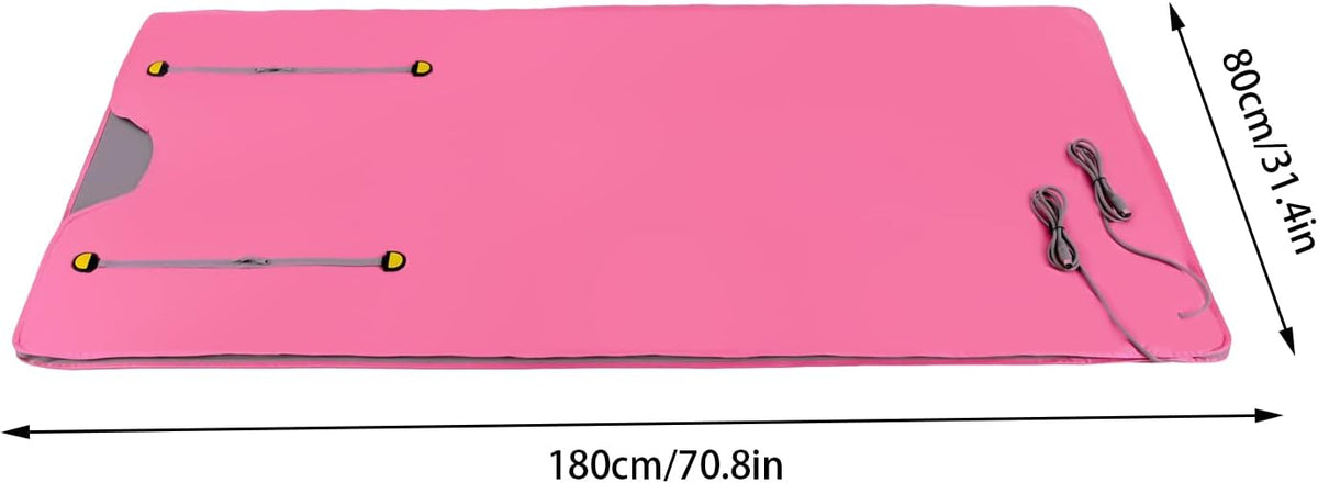 Infrarood Sauna Deken – Infrarood Dekentje – Mobiele Sauna – Detox Deken – Thermische Verwarming – Temperatuurregeling Per Zone – Timerfunctie 15-60 Minuten – 180x80 cm Oxford Stof - QUORE