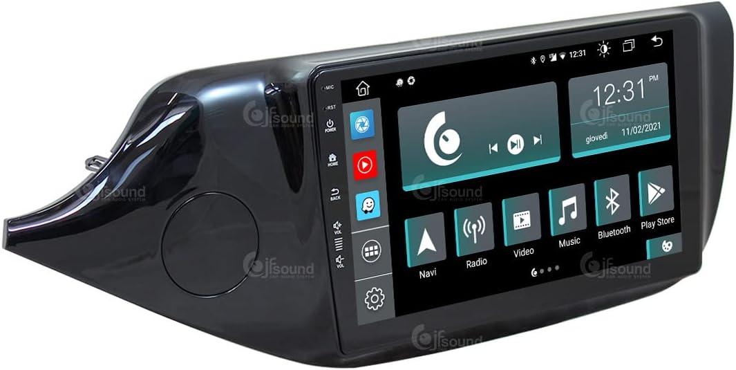 Specifieke autoradio voor Kia Ceed glanzend zwart van de 2012 met standaard camera Android GPS Bluetooth WiFi USB DAB+ Touchscreen 9" 8core Carplay AndroidAuto