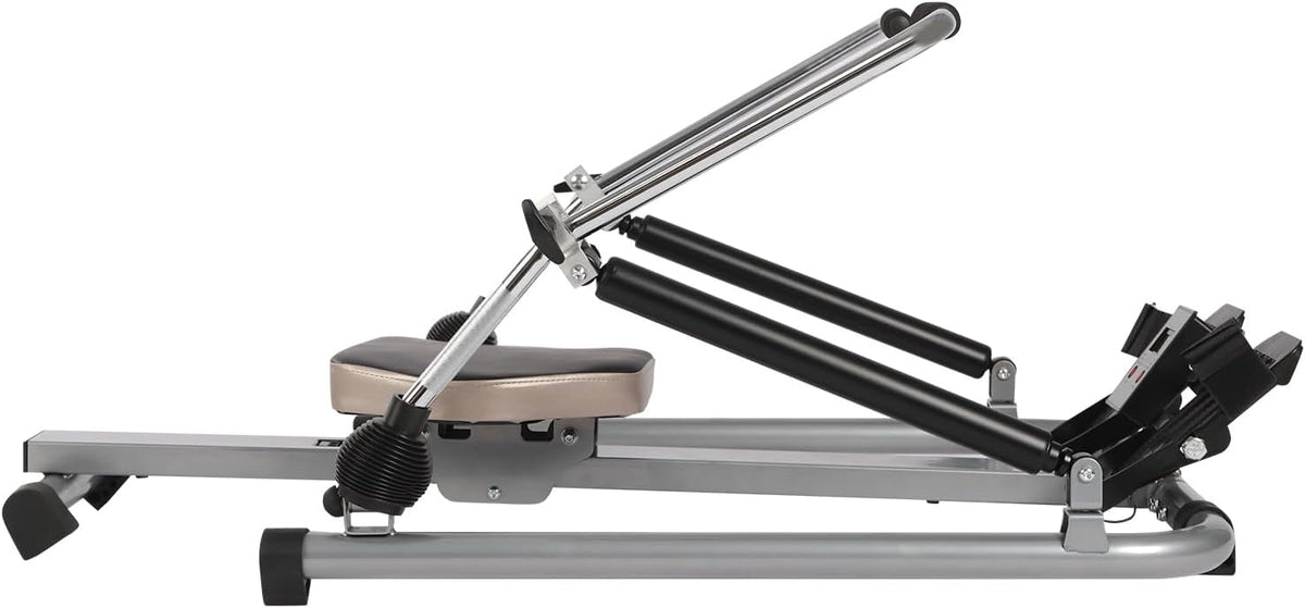 Hydraulic Rowing Machine, LCD Display, Folding Rowing Machine, 360° All Directions, Rowing Machine, Full Body Training Device - QUORE